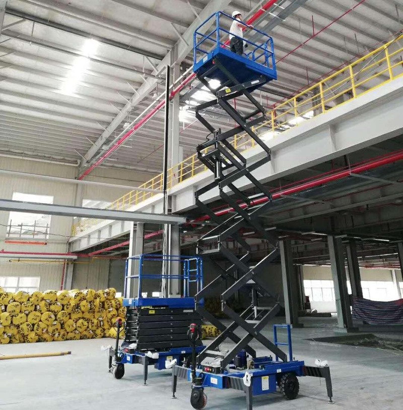 阿克苏助力行走剪叉式高空作业平台